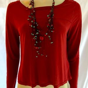 NWT Barcelona designer Lurdes Bergada. Sheer top size M.